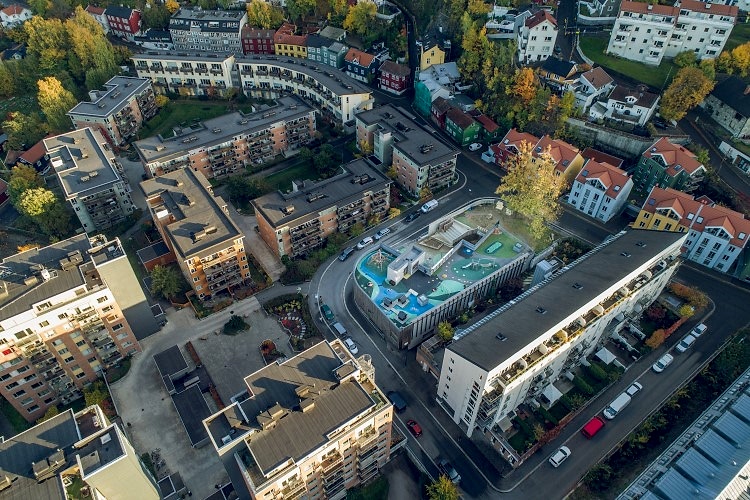 Blugreen çatılar binalara hayat veriyor